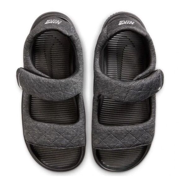 New Nike Calm SE Black/Black/Metallic Silver HJ9000-002 Women's Sandals SZ 10 - Picture 2 of 8